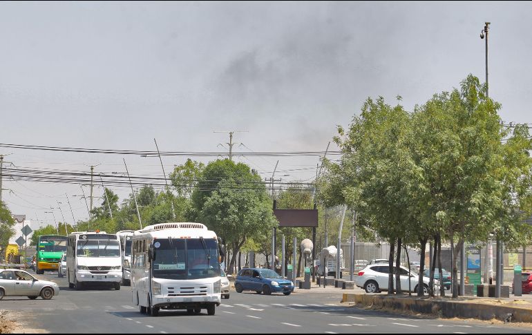 La mala calidad del aire incrementa en esta temporada por los incendios forestales. EL INFORMADOR/ ALONSO CAMACHO
