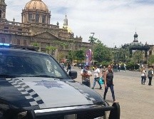 El hombre fue detenido por tocar a una mujer en el Centro Histórico de Guadalajara. ESPECIAL