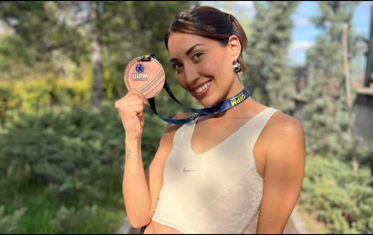 MARIANA ARCEO. El próximo reto para la pentatleta de nuestro estado será competir en la siguiente etapa de Copa del Mundo en Budapest, Hungría, del 25 al 30 de abril. ESPECIAL / Code