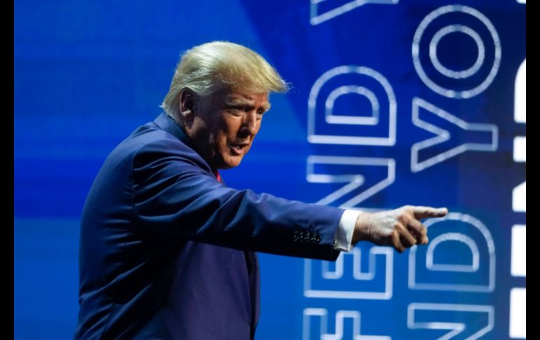 Donald Trump ha recaudado más fondos desde que lo imputaron en marzo. AP