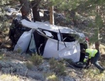 Un vehículo chocó de frente con otro, los conductores murieron al instante. ESPECIAL