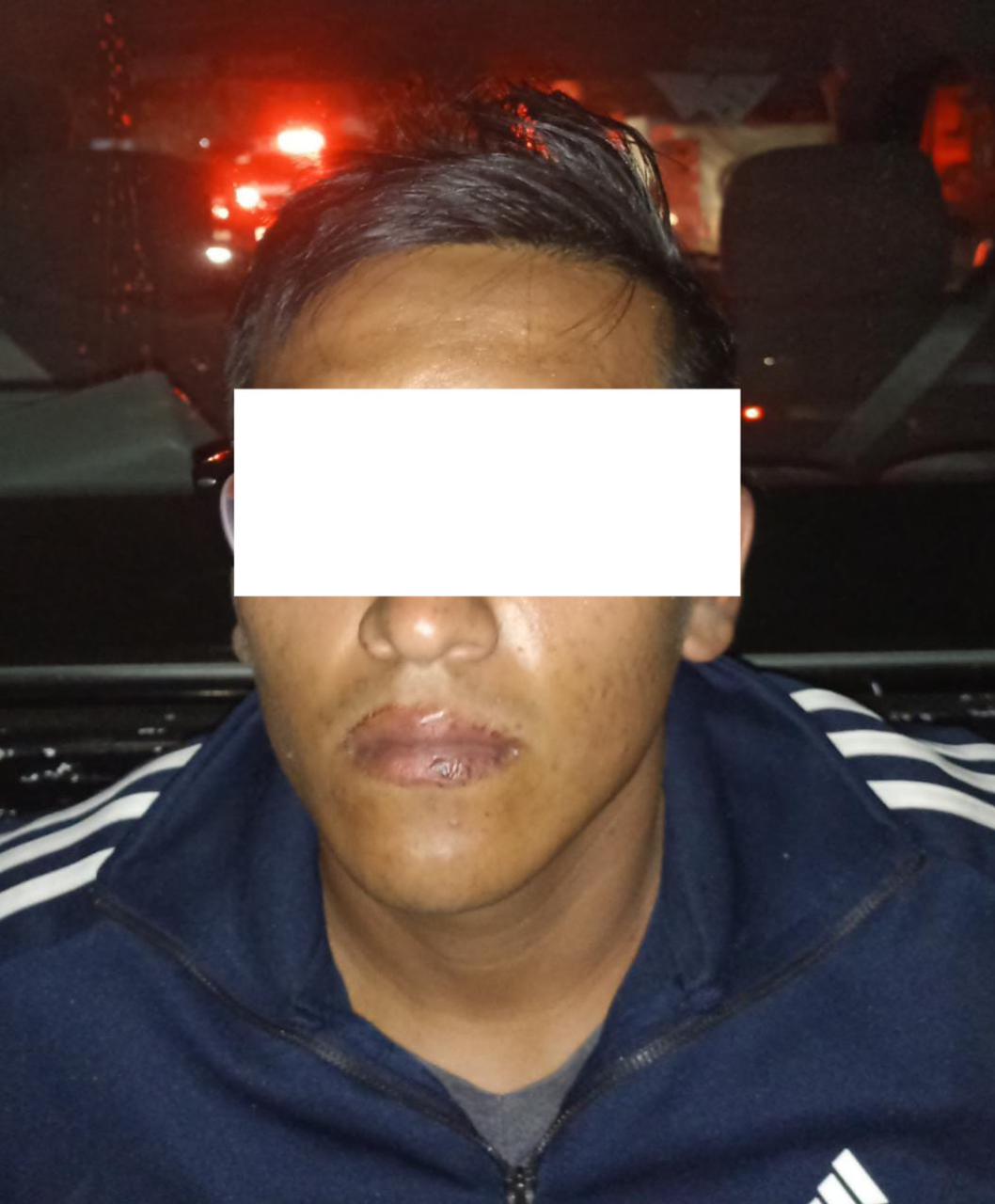 El detenido dijo llamarse José Alfredo “N”, de 22 años. ESPECIAL/Policía de Guadalajara 