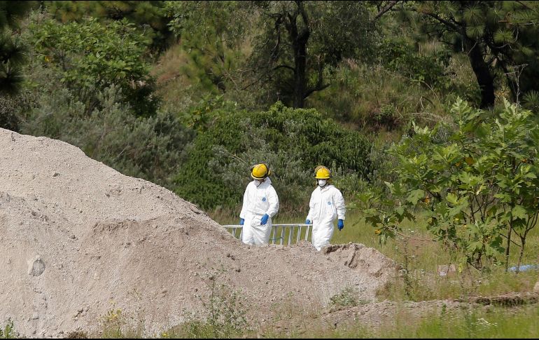 Las 15 bolsas de restos humanos fueron hallados en un barranco en la colonia Potrero de la Coronilla en Zapopan. EL INFORMADOR/ ARCHIVO