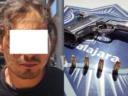 E l hombre fue detenido afuera de un banco en la colonia Chapalita. ESPECIAL