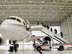 El avión presidencial fue adquirido por el expresidente Felipe Calderón en 2012. EFE/ ARCHIVO