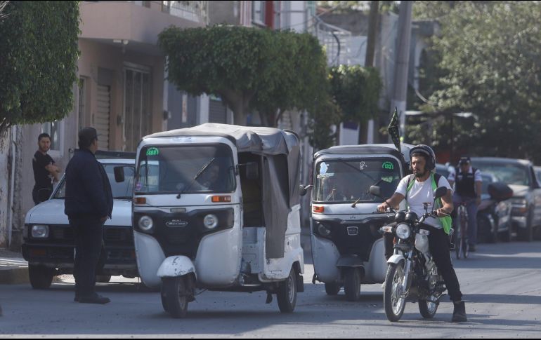 Con el transporte comunitario se pretende regularizar la operación de mototaxis. EL INFORMADOR/ARCHIVO