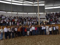 El Encuentro con organizaciones fue en el Lienzo Charro. ESPECIAL