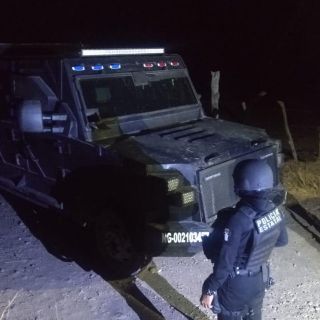 Tras enfrentamiento en Teocaltiche, policías localizan vehículo blindado