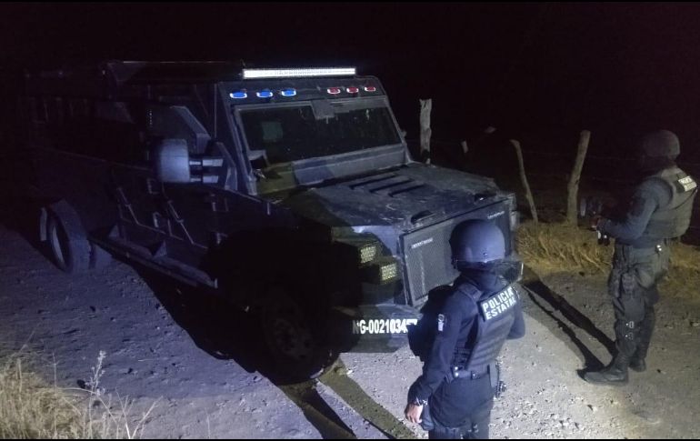 Teocaltiche registró un fuerte enfrentamiento durante la madrugada. CORTESÍA/ Policía del Estado