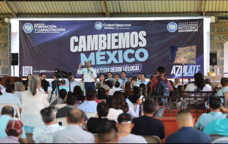 Marko Cortés declaró que llegó la hora de que todos nos movilicemos para protestar y frenar al gobierno. TWITTER/@MarkoCortes