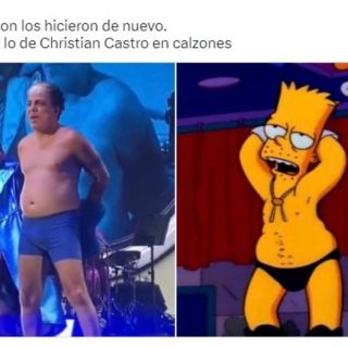 Los memes de Christian Castro tras "desnudarse" en concierto