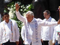 El secretario de Gobernación, Adán Augusto López, se presentó en conferencia de prensa en Palacio Nacional y dio un reporte sobre el estado de salud de López Obrador. SUN / ARCHIVO
