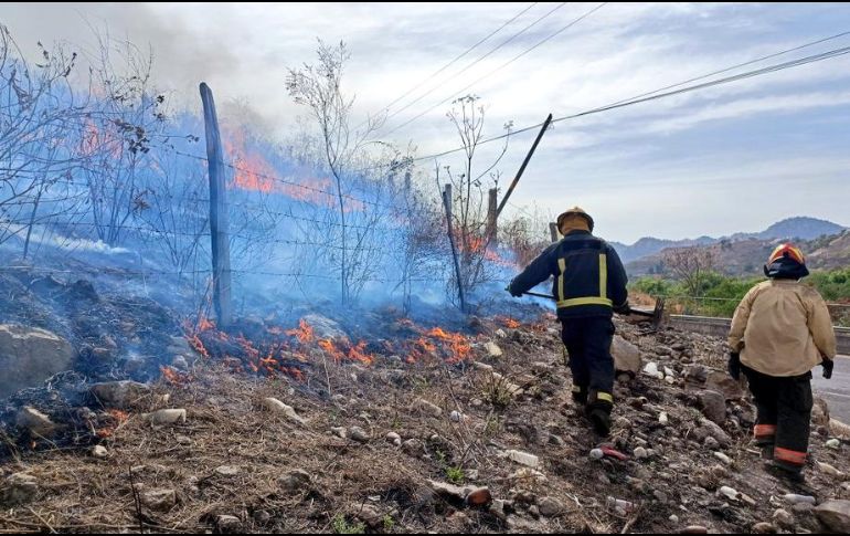 Combatientes forestales han trabajado sin descanso, con la finalidad de evitar una mayor propagación del fuego activo a zonas aledañas. TWITTER/ @UMPCyBZ