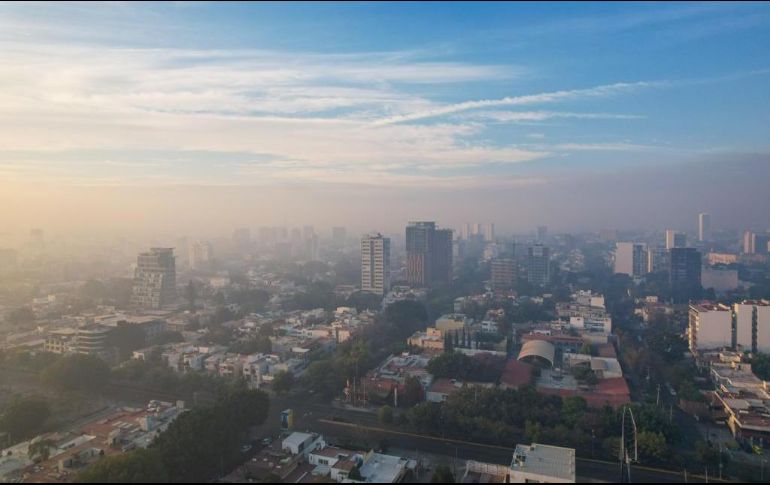 Guadalajara amaneció con una calidad de aire crítica. EL INFORMADOR/ A. Navarro