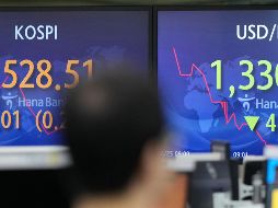 Todos los sectores terminaron en rojo, encabezados por el de materiales básicos, tecnología y bienes no esenciales. AP/L. Jin-man