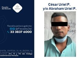  Abrahamun Uriel “P” o César Uriel “P” de 26 años permanecerá un año en prisión preventiva. ESPECIAL