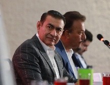 Salvador Zamora Zamora en la presentación del Programa Operativo Anual que encabezó hoy en el Colegio de Ingenieros Civiles del Estado de Jalisco (CICEJ). ESPECIAL