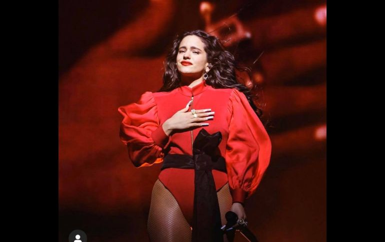Rosalía se presentará este viernes en el Zócalo de la CDMX. ESPECIAL/@Rosalía