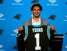 Young era uno de los jugadores más codiciados en este 2023, pero lo que llama la atención es que  tiene una talla que no encaja del todo en el estereotipo clásico del mariscal de campo. AP / C. Carlson