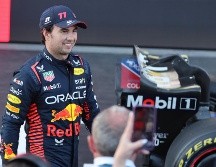 Acerca de la nueva modalidad en la carrera sprint y el nuevo formato impuesto por la FIA, Sergio Pérez mostró su descontento. EFE / A. Haider