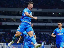 Augusto Lotti hizo un vistoso gol en la victoria del Cruz Azul. IMAGO7/R. Vadillo