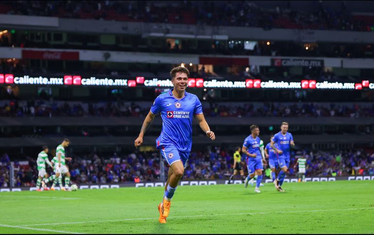 Rodrigo Huescas marcó el segundo gol por parte del Cruz Azul. IMAGO7/E. Sánchez
