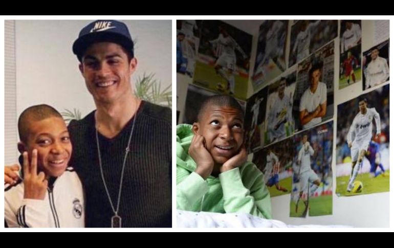 Desde pequeño, Mbappé era gran fanático de Cristiano Ronaldo. Aquí la prueba / ESPECIAL: Goall y Daily Mail