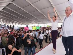 Claudia Sheinbaum acudió a Sinaloa a dar una conferencia magistral con más de 10 mil personas. ESPECIAL