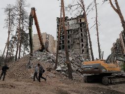 Los ataques se produjeron después de que Rusia lanzara más de 20 misiles de crucero y dos drones explosivos a Ucrania. EFE/S. Dolzhenko