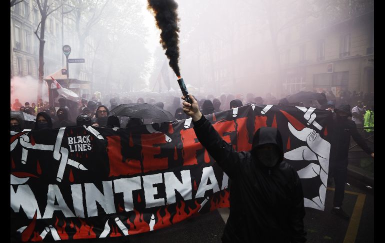 El Ministerio del Interior ha movilizado en total a 12 mil policías en toda Francia para hacer frente a incidentes. EFE/C. Petit