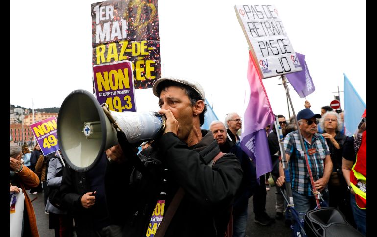 El Ministerio del Interior ha movilizado en total a 12 mil policías en toda Francia para hacer frente a incidentes. EFE/S. Nogier