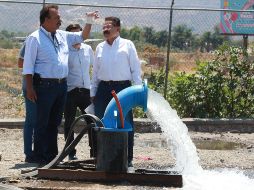 El pozo tiene una profundidad de 400 metros y se realizó a 60 metros de la planta de tratamiento de San Miguel Cuyutlán. ESPECIAL