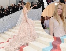 En la Met Gala 2023, cuya temática fue un homenaje a Karl Lagerfeld, Nicole Kidman llevó el mismo vestido que usó en un comercial en 2004. AP/ Evan Agostini