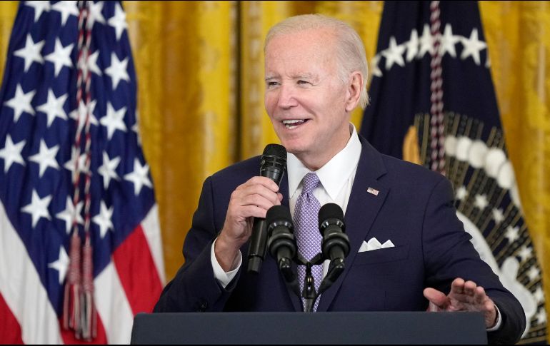 Joe Biden, presidente de los Estados Unidos. AP