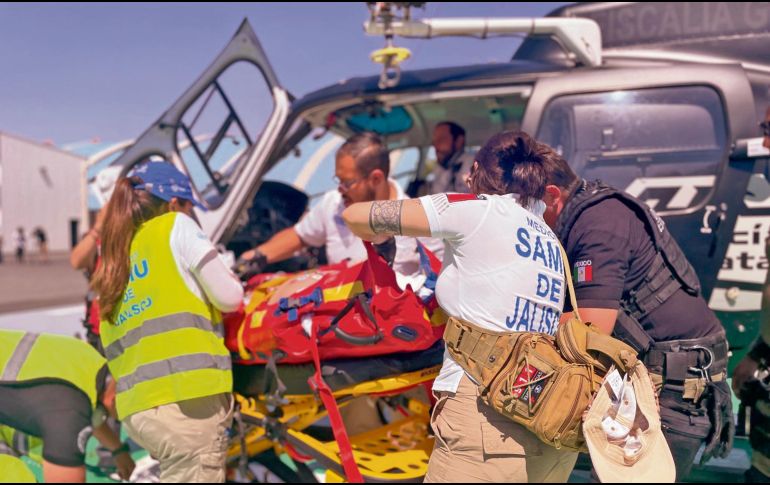 El Sistema de Atención Médica de Urgencias (SAMU) informó ayer que son 10 los pacientes trasladados vía aérea tras el accidente carretero ocurrido el pasado sábado en la carretera federal 200. ESPECIAL