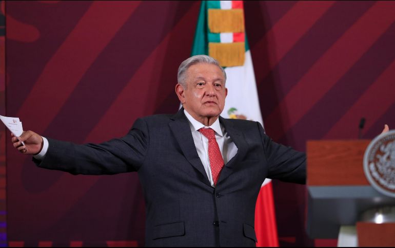 López Obrador respondió a cuestionamientos sobre la apertura de un juicio a Francisco Garduño. EFE/M. Guzmán