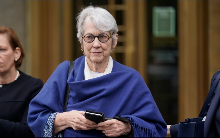 Jessica Leeds, de 81 años, de Asheville, Carolina del Norte, dijo que Trump abusó de ella. AP/S. Wenig