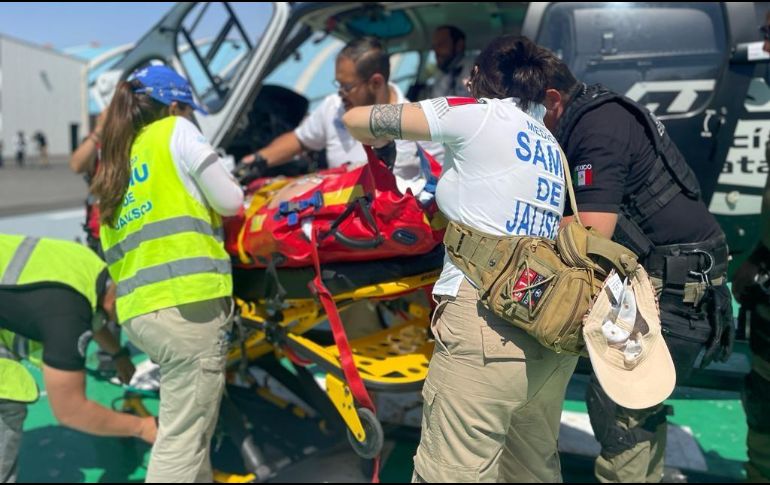 En la ZMG se atiende a 12 de los heridos en el accidente ocurrido en Nayarit. ESPECIAL