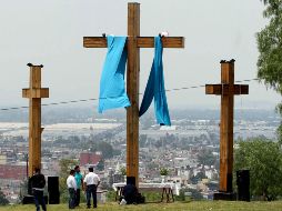 La celebración refiere a la cruz de madera donde murió Jesús de Nazaret. NTX / ARCHIVO