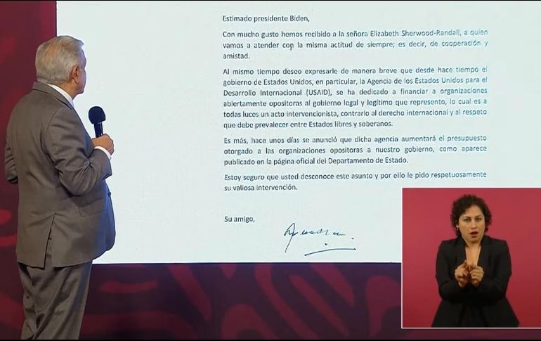 López Obrador ha acusado a Estados Unidos de financiar a organizaciones 