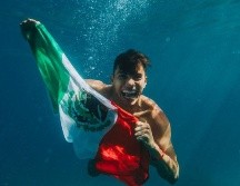 Jonathan Paredes, uno de los clavadistas afectados. ESPECIAL/Facebook