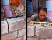 Perdió sus brazos hace 16 años en un accidente y desempeña con habilidad su oficio. ESPECIAL