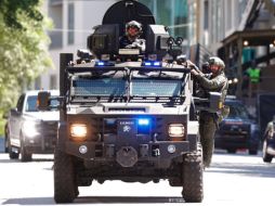 Tardaron más de 8 horas buscando al sospechoso. EFE