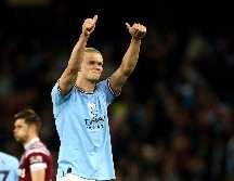 Haaland eclipsó el récord de goles en una misma temporada de la Premier. EFE/Adam Vaughan