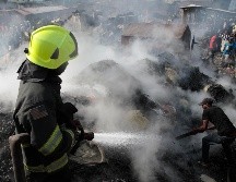 No estaba claro qué causó el incendio. AP/O. Joseph