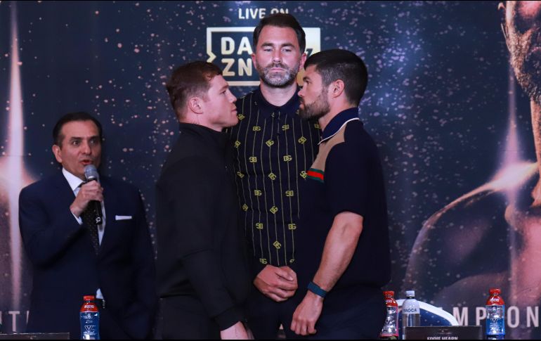 Antes del combate más esperado en lo que va del año, el mexicano Saúl “Canelo” Álvarez y el británico John Ryder deberán superar la última prueba para subir al ring. EL INFORMADOR / C. Zepeda