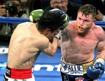 No te pierdas la pelea de box de Saúl “Canelo” Álvarez y John Ryder en el Estadio AKRON. AFP.