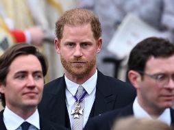 El príncipe Harry salió apresuradamente de Londres después de que terminara la coronación de su padre, el rey Carlos III. EFE / A. Rain