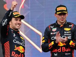 Checo Pérez se ha convertido en el principal rival de Verstappen en su objetivo de conquistar un tercer Mundial seguido. AFP / ARCHIVO