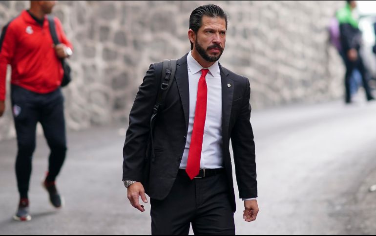 Benjamín Mora se dijo contento por la actuación de sus jugadores. IMAGO7